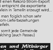 In diesen Tagen ...